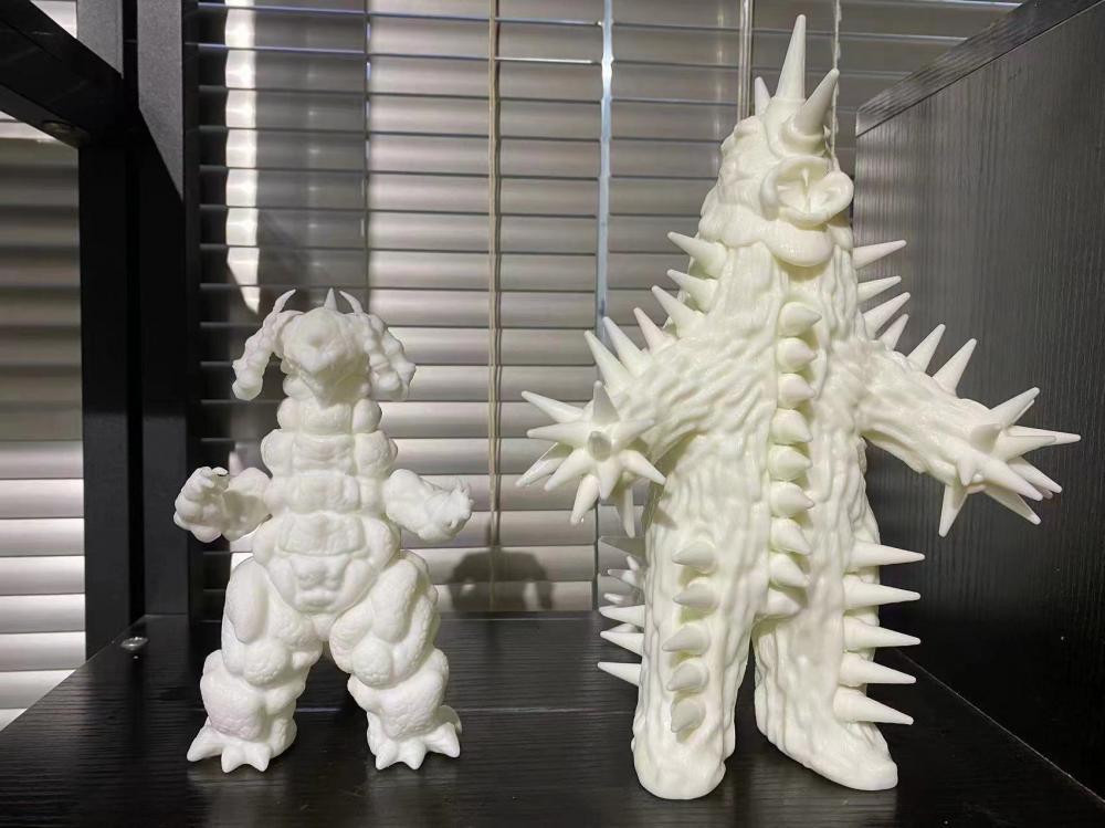 迪迦奥特曼-希尔巴贡、银龙怪兽3D打印模型