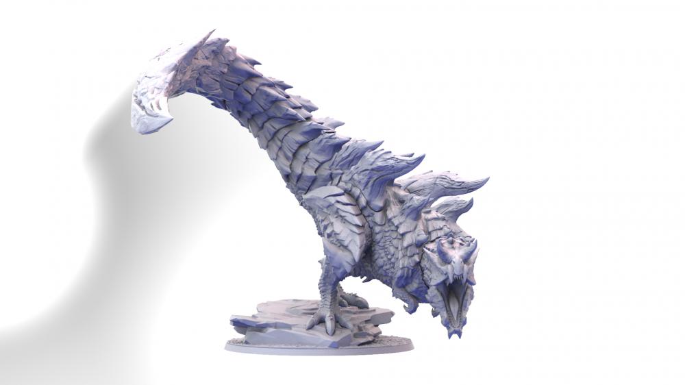 怪物猎人---斩龙3D打印模型