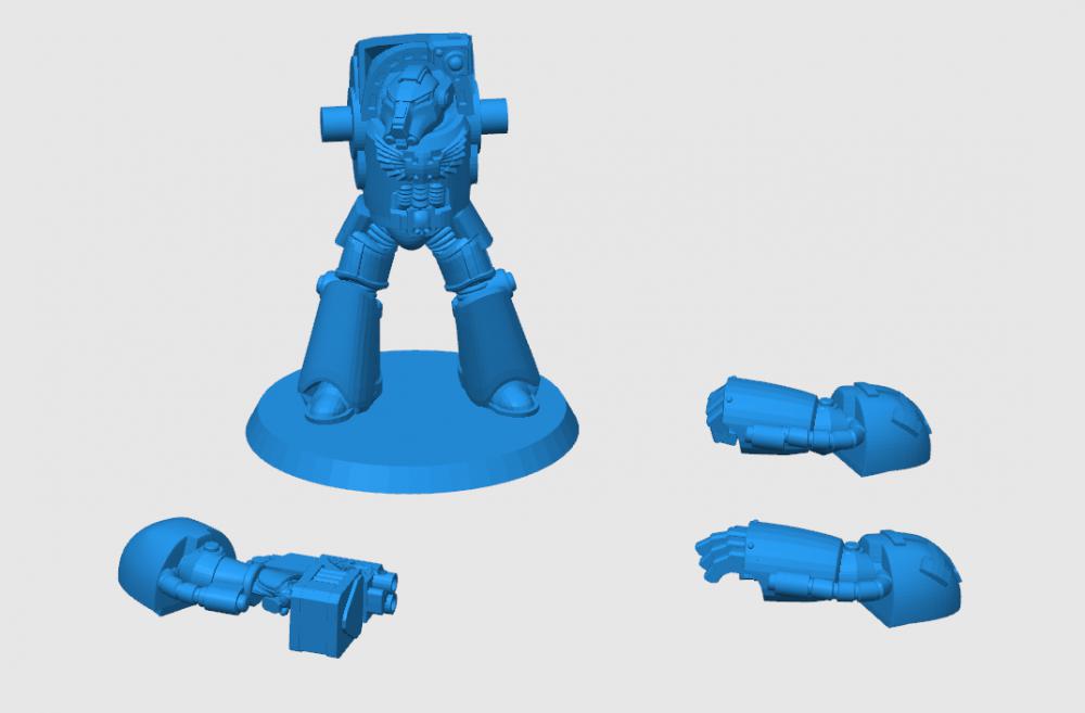 战锤40K 不屈型终结者3D打印模型