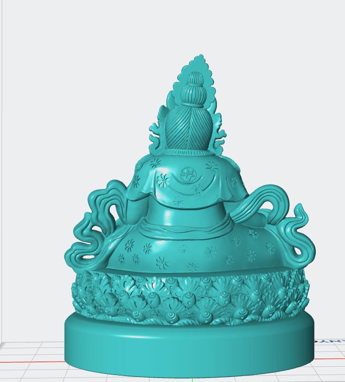黄财神3D打印模型