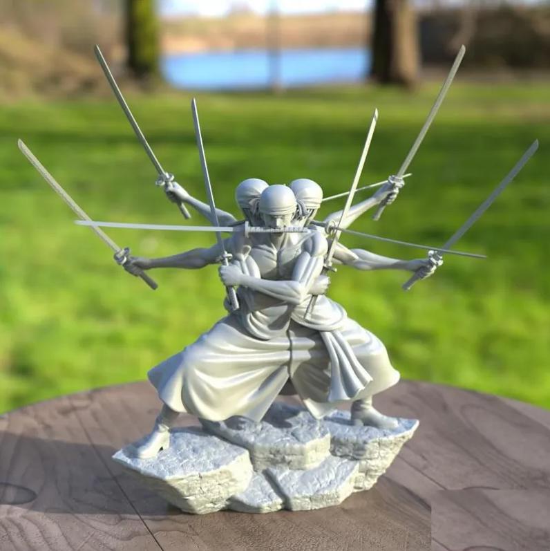海贼王 索隆3D打印模型