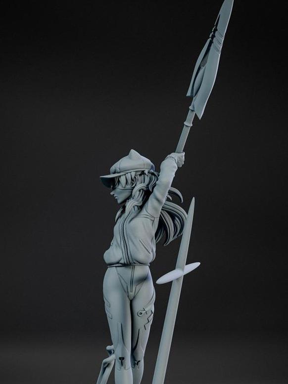 新世纪福音战士 明日香3D打印模型
