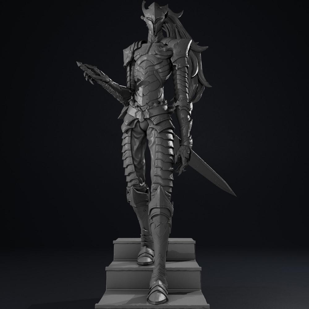我独自升级 影子军团骑士 耶格利特3D打印模型