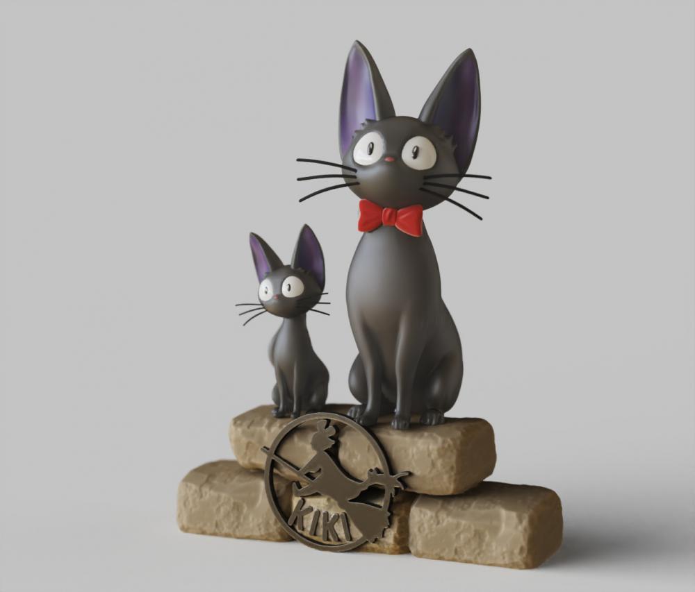 魔女宅急便 黑貓吉吉3D打印模型