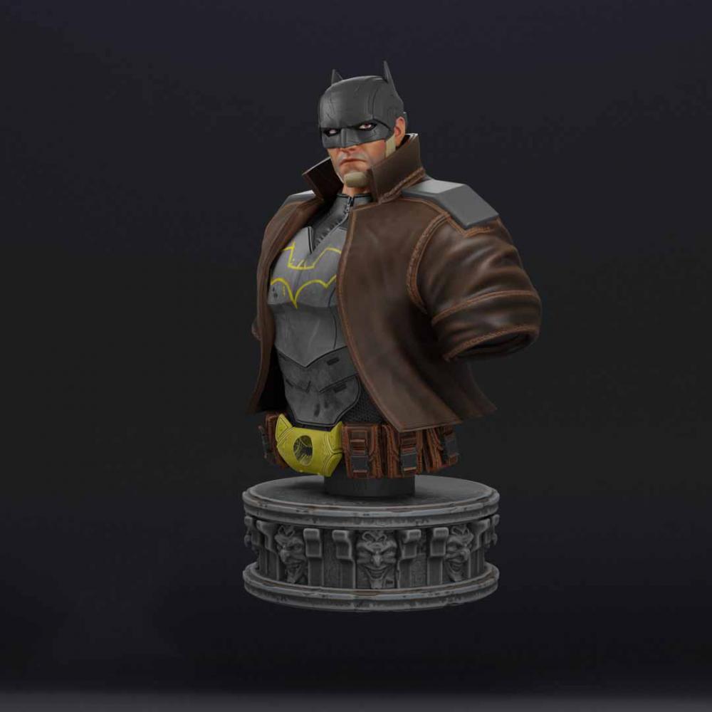 蝙蝠侠 胸雕3D打印模型