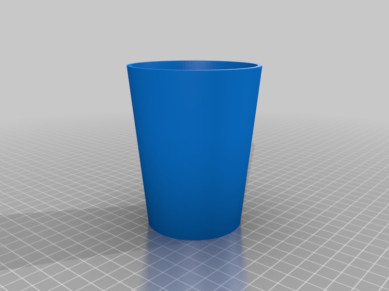 可以调整的玻璃杯3D打印模型