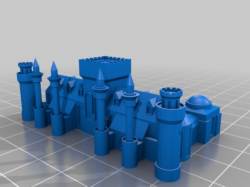 法国大厦3D打印模型