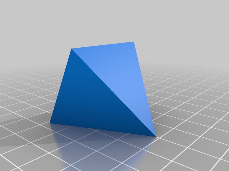 我定制的金字塔3D打印模型