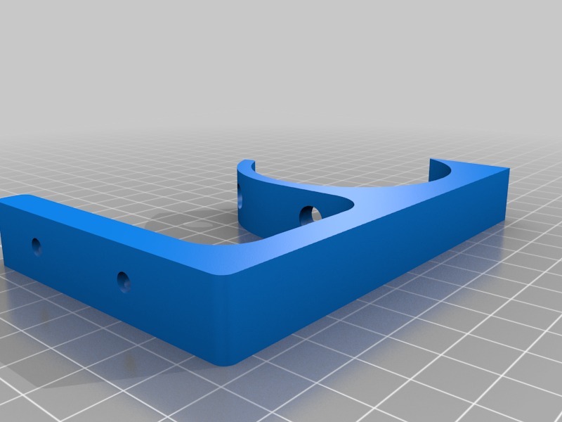 台脚安装支架3D打印模型