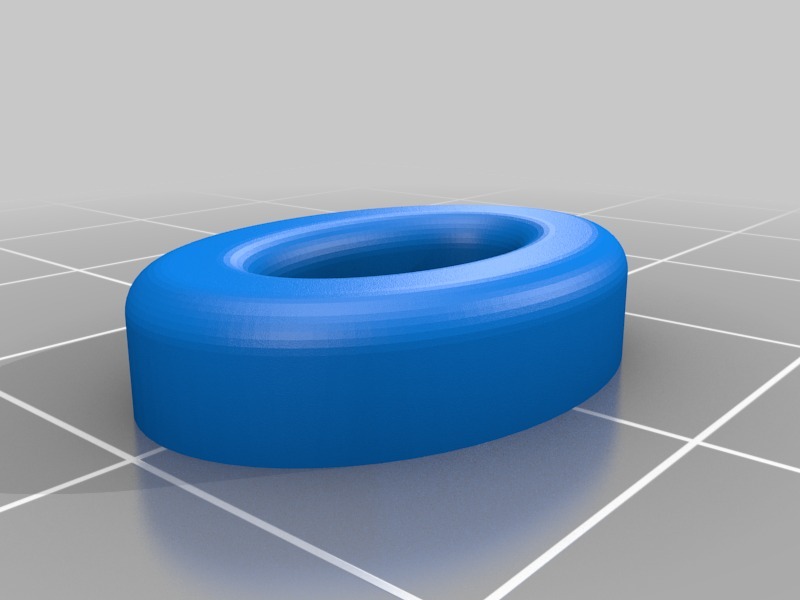 圆形磁性鱼3D打印模型