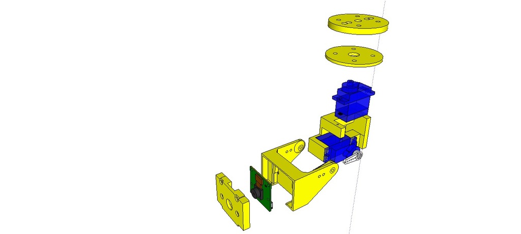 超小型摄像机3D打印模型