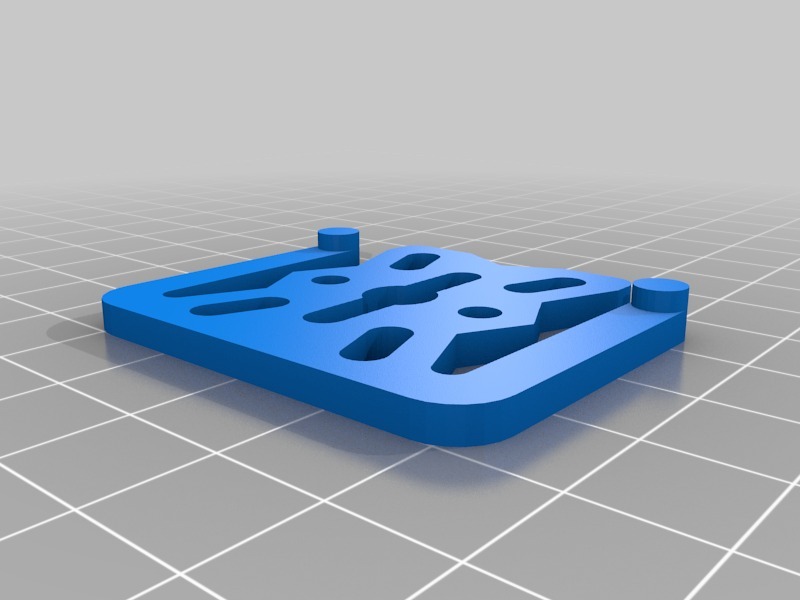 快拆安装板3D打印模型