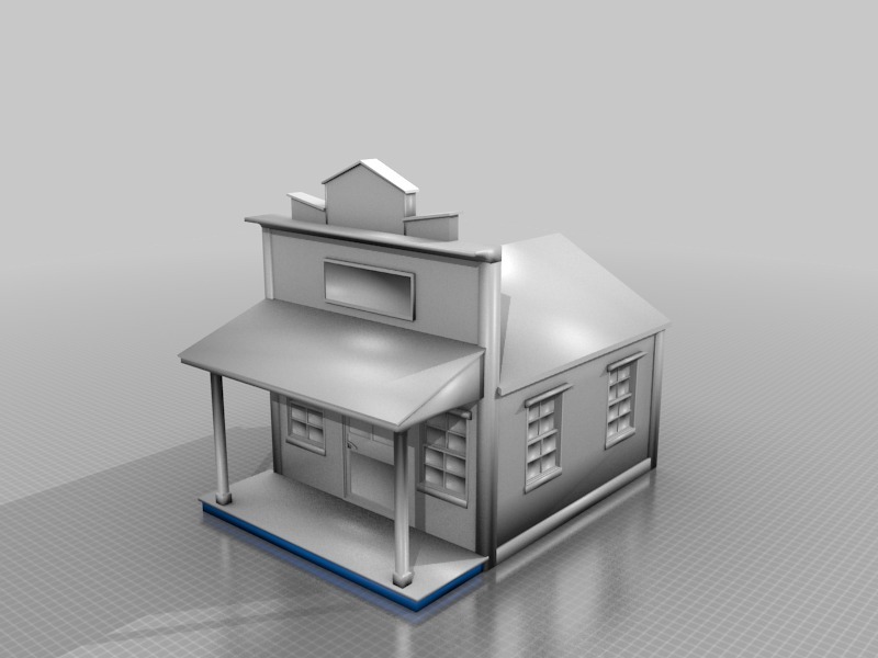 房屋3D打印模型
