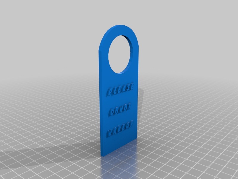 门牌标志3D打印模型