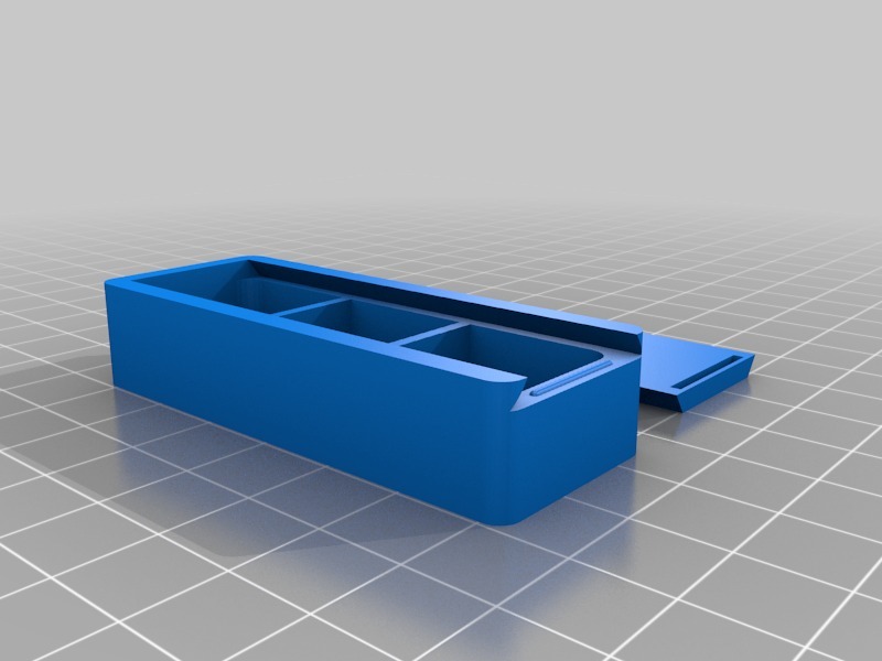 带盖储物收纳盒3D打印模型