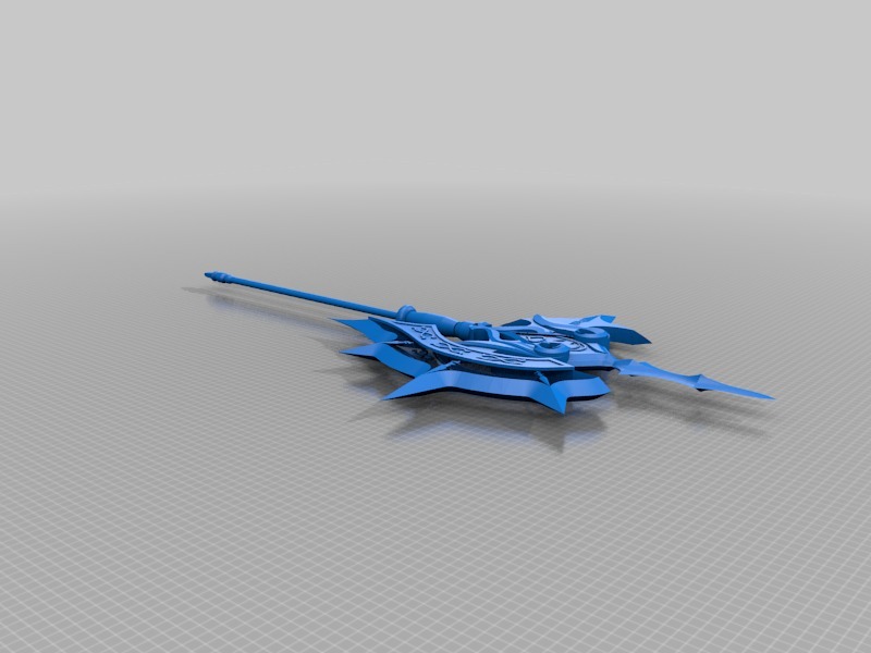长矛3D打印模型