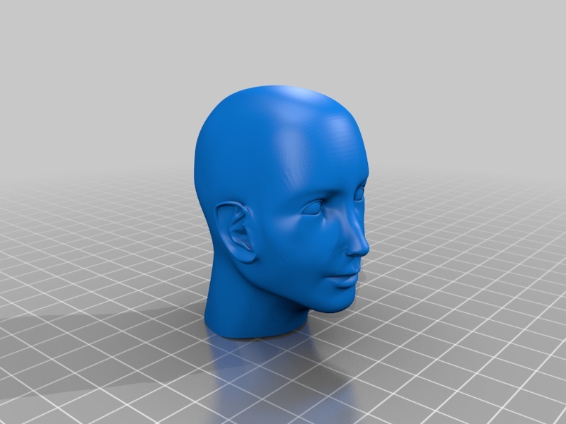 人脸3D打印模型