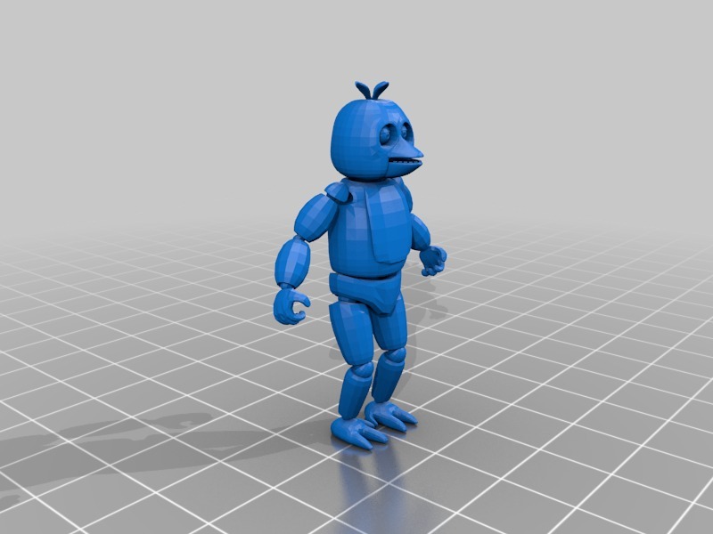 玩具熊的午夜后宫 游戏角色3D打印模型