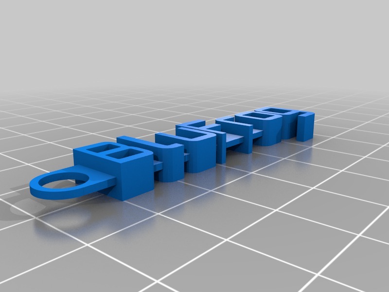 蓝蛙钥匙扣3D打印模型