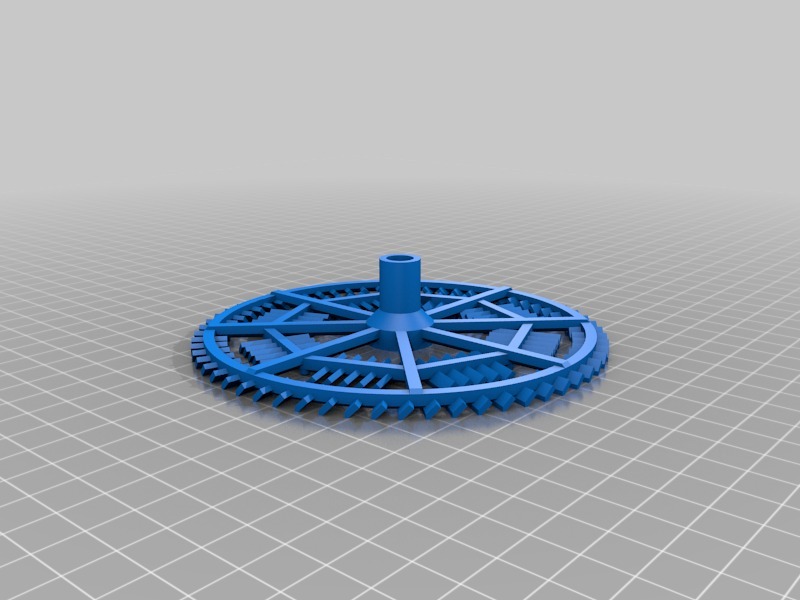 哈拉代涡轮3D打印模型