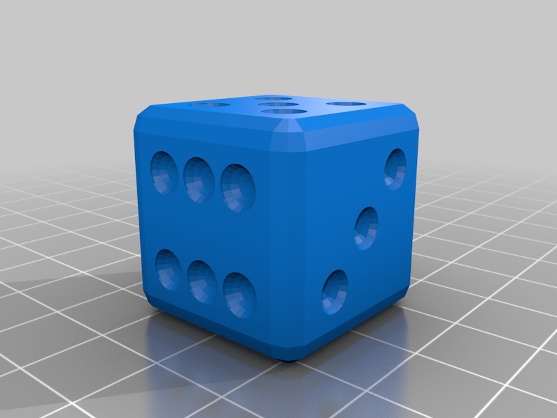 6绝招骰子3D打印模型