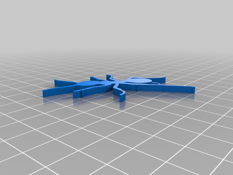 钥匙扣 蚂蚁3D打印模型