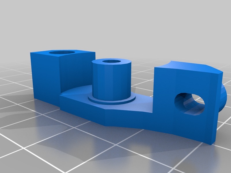 马达夹具的前端3D打印模型