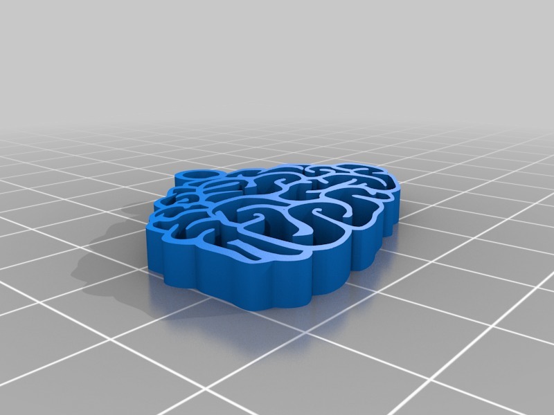大脑的魅力3D打印模型