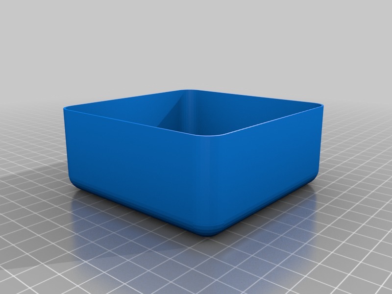 方形深盘3D打印模型