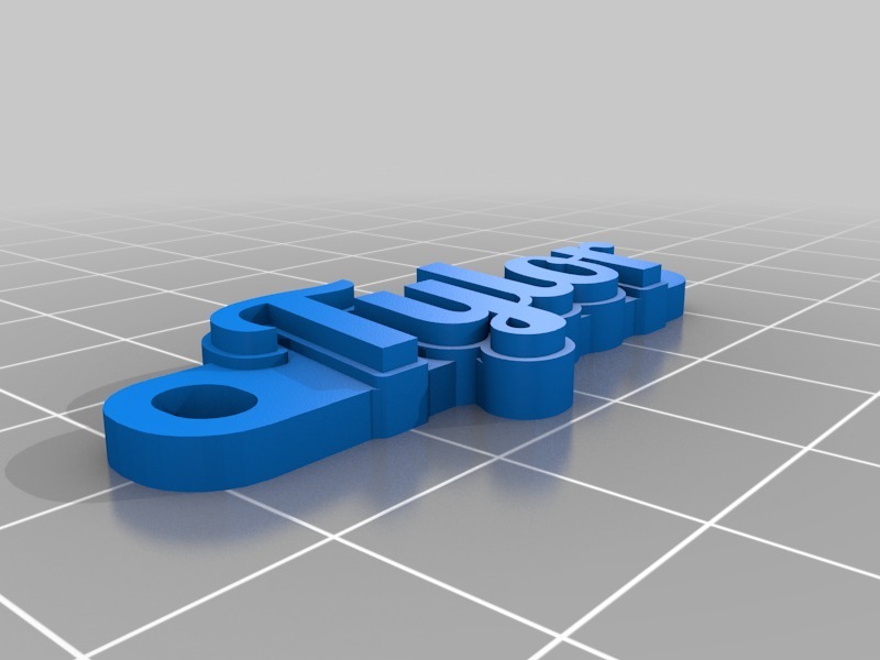 钥匙扣Tylor3D打印模型