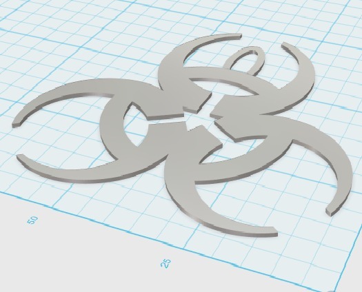 圆环logo3D打印模型