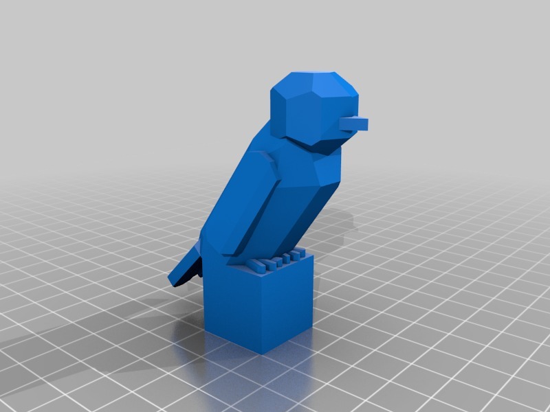 鸟3D打印模型