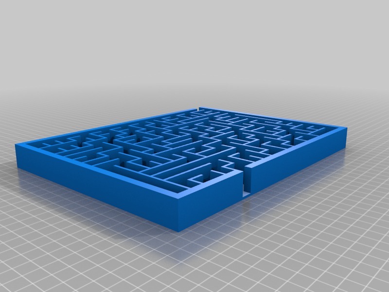 迷宫3D打印模型