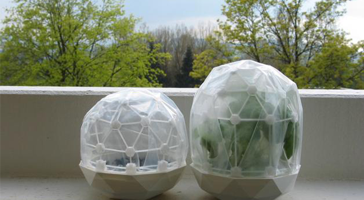 3D打印迷你温室-从明天起，做一个幸福的人。养花、种草，周游世界
