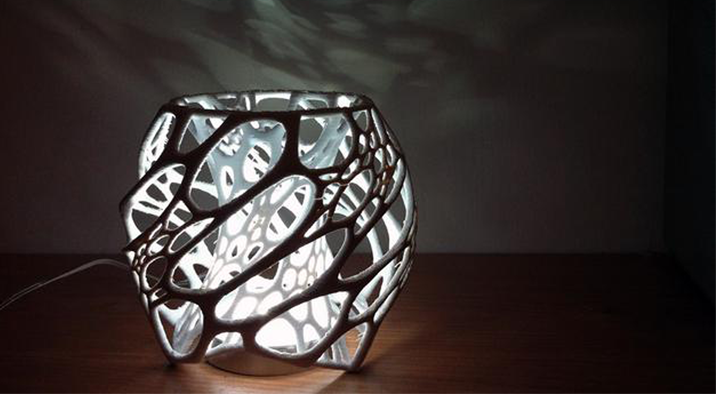 3D打印镂空台灯-造型别致，灯光明亮