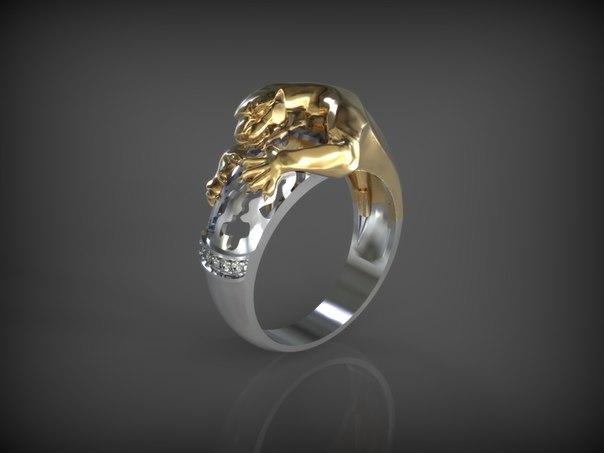 豹头戒指-豹子的霸气和戒指的婉约合而为一