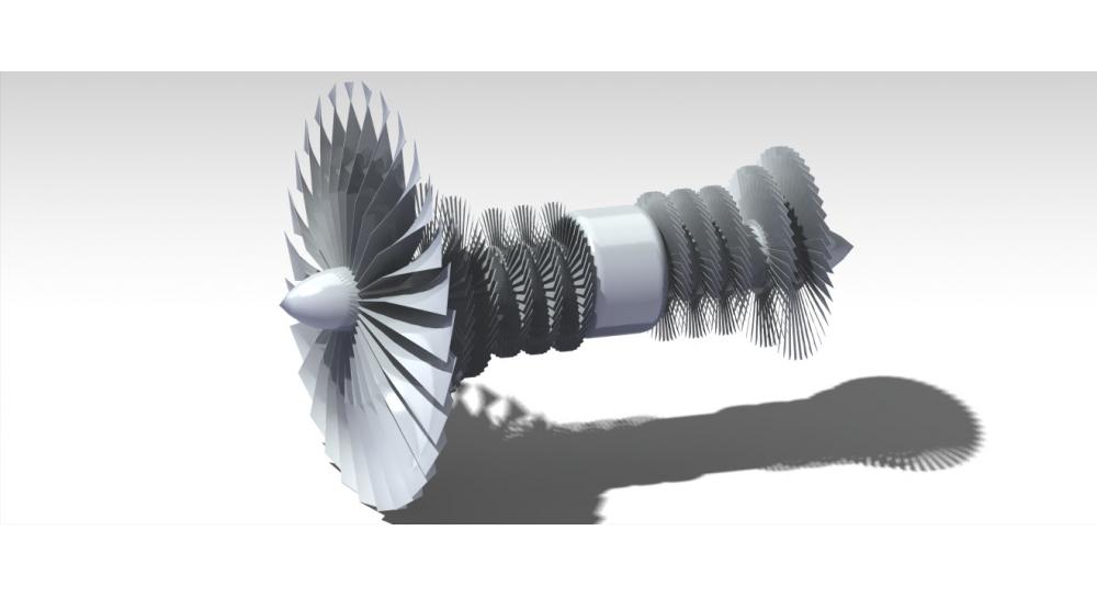 3D打印涡轮引擎-机械动力心脏