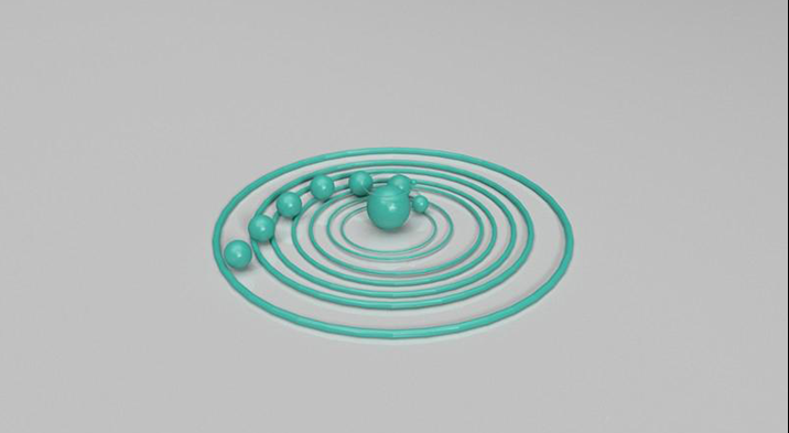 3D打印太阳系-直观感受太阳系的运动规律