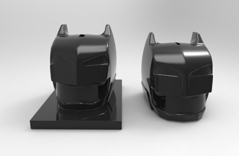 3D打印蝙蝠侠存钱罐-创意存钱，科学理财