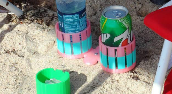 3D打印沙滩饮料瓶-生活处处有创造