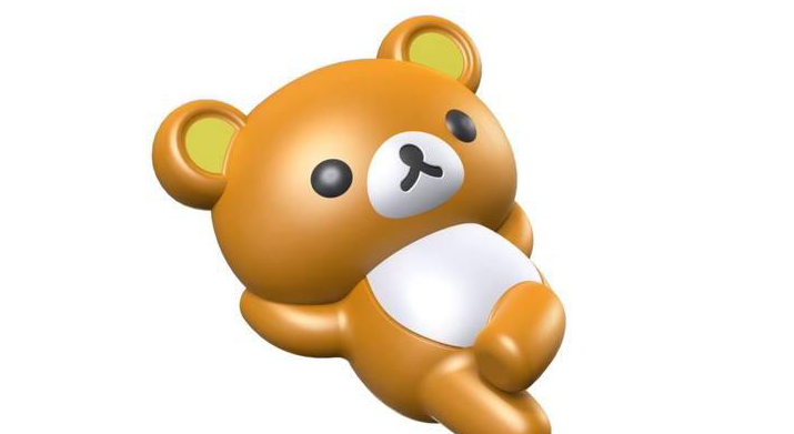 3D打印轻松熊-轻松休闲范儿Rilakkuma
