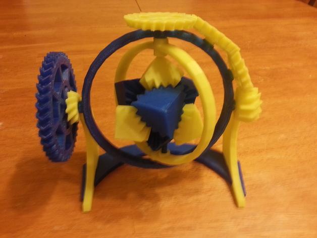 3D打印拼接齿轮-高精打印 完美拼接