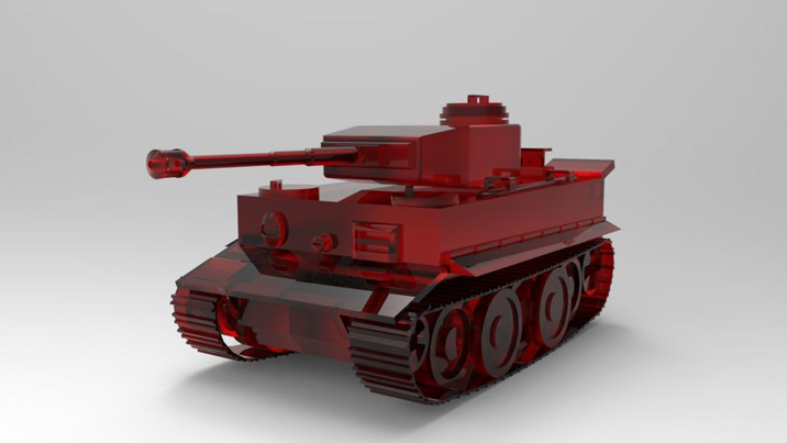 3D打印坦克模型-陆战利器