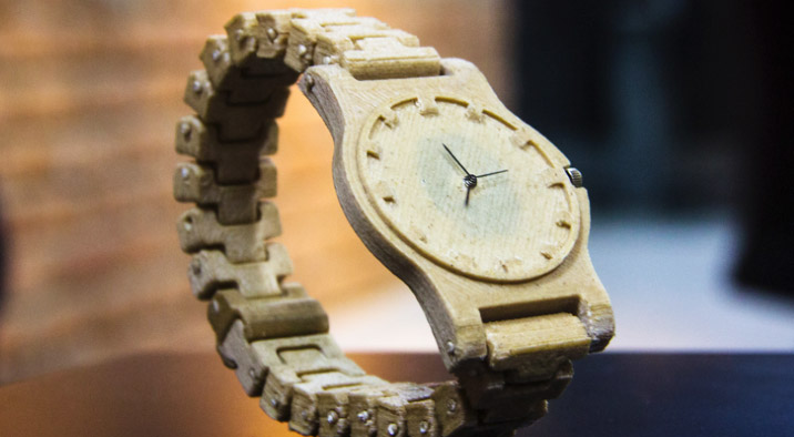 木质3D打印手表-时间在你手中