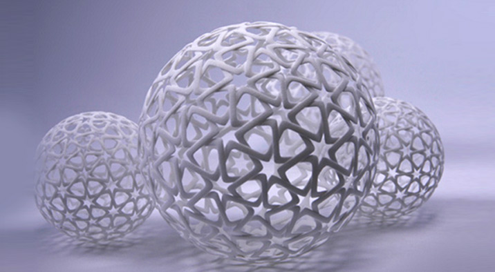 3D打印精致镂空球-镂空里的光与影