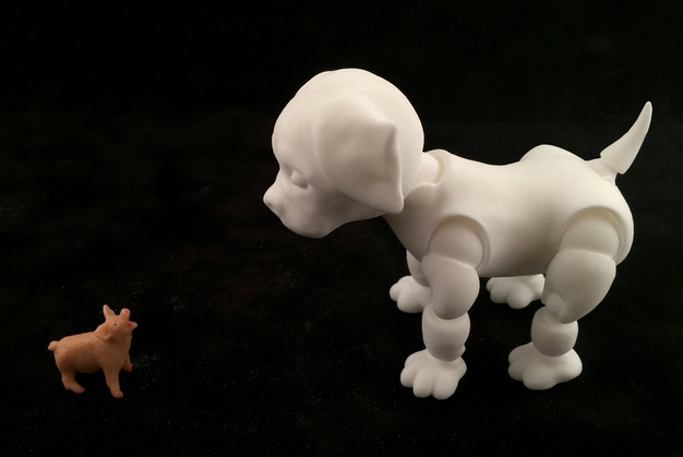 3D打印狗年吉祥物-狗年旺旺旺！