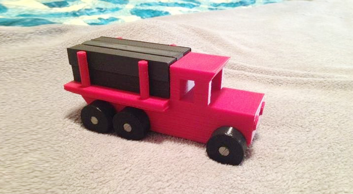 3D打印小卡车-3D打印 亲子时间
