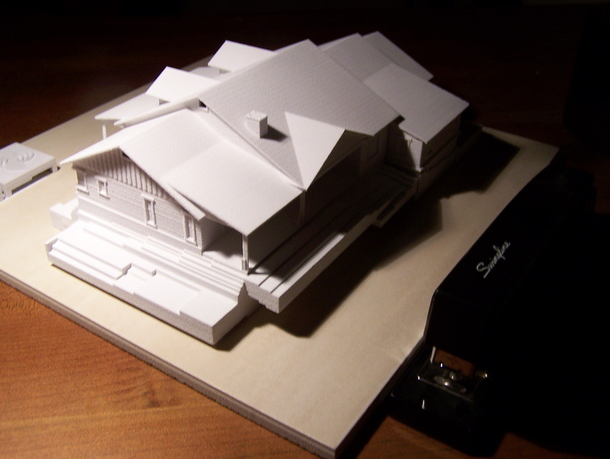 3D打印别院模型-打印一个家