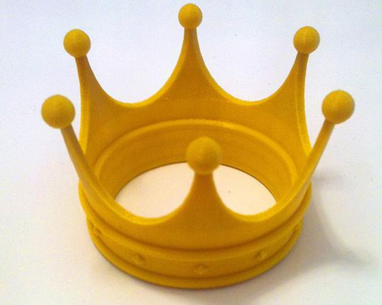 3D打印金色皇冠-打印属于自己的皇冠