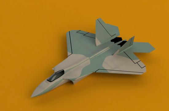 3D打印战斗机-空中雄鹰